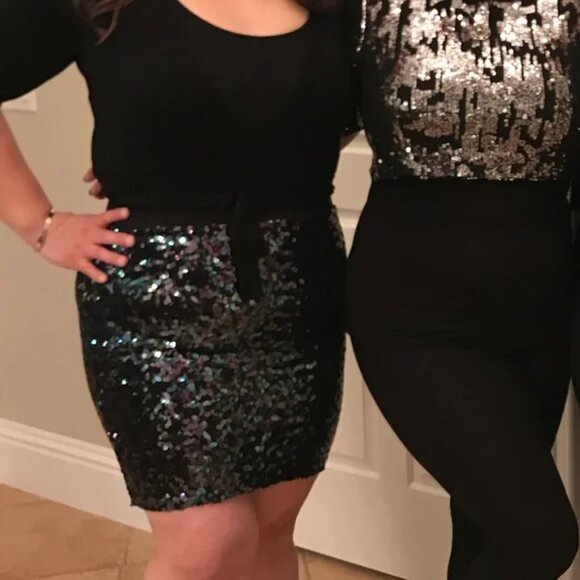 Torrid Mini Sequin Skirt - Picture 7 of 8